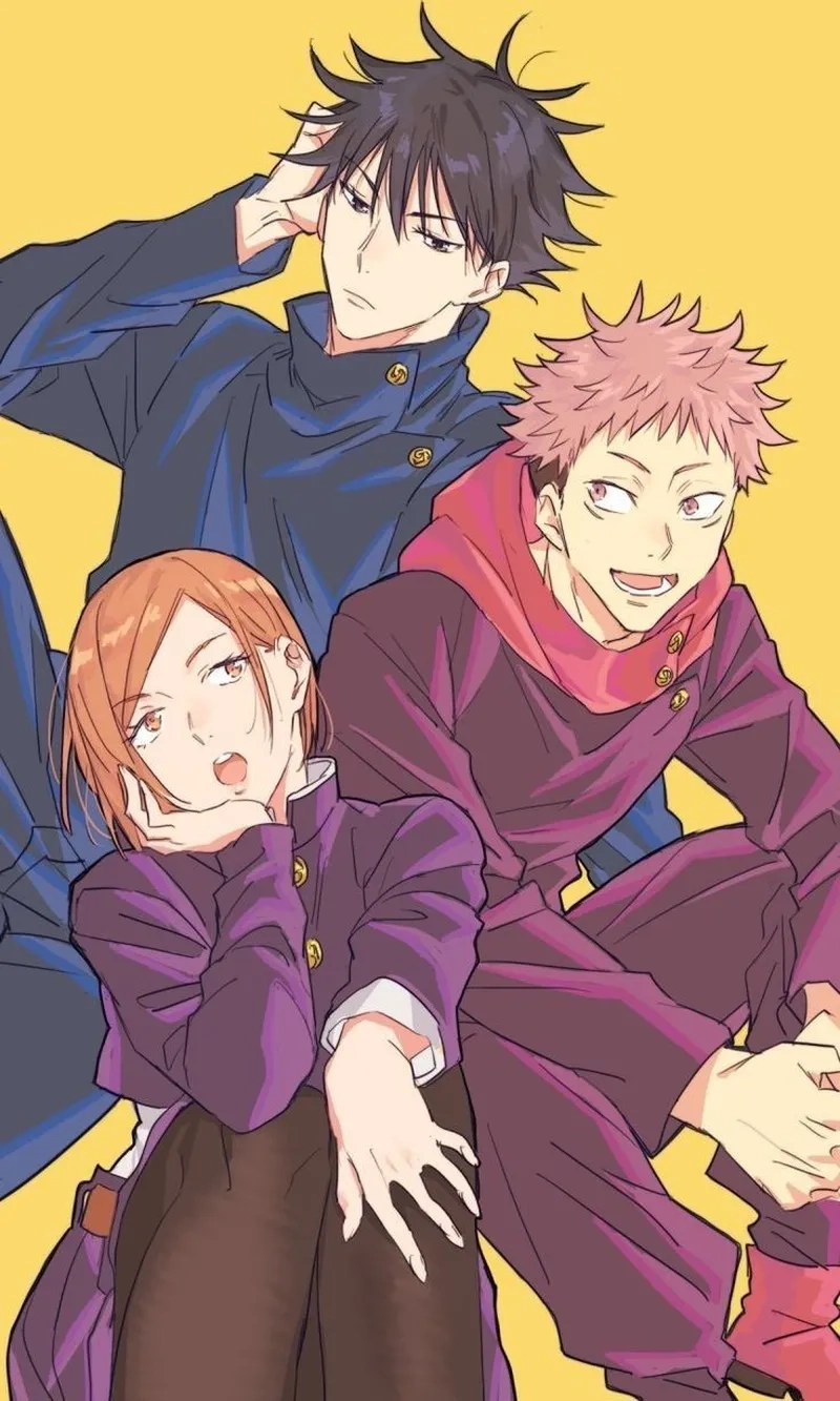 Yuji x Nobara x Megumi là bộ ba bất bại trong Jujutsu Kaisen khiến người hâm mộ yêu thích