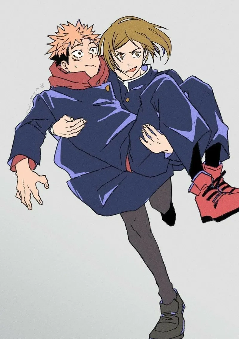 Yuji x Nobara sus trong những tình huống dở khóc dở cười của Jujutsu Kaisen