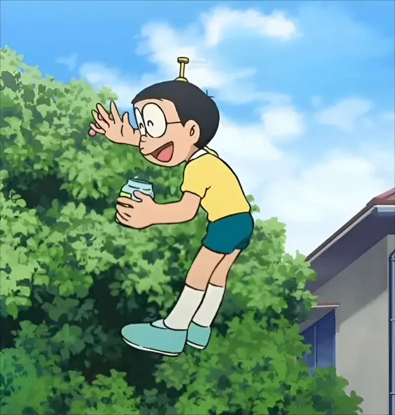 Nhẹ nhàng và dễ thương cùng hình nền Nobita cute