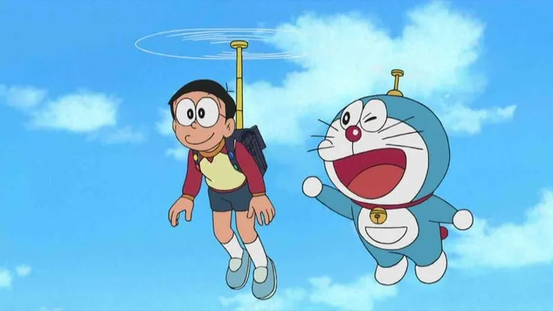 Doraemon và Nobita luôn bên nhau vượt qua mọi thử thách trong cuộc sống