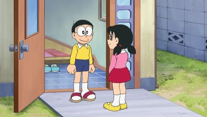 Những khoảnh khắc dễ thương của Nobita và Shizuka khiến fan tan chảy