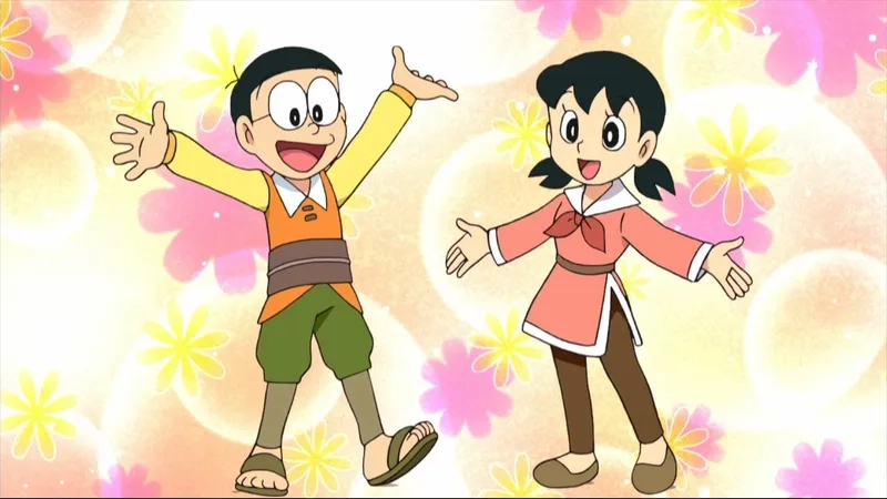 Lạ mắt với hình ảnh Nobita và Shizuka ngầu phiên bản mới
