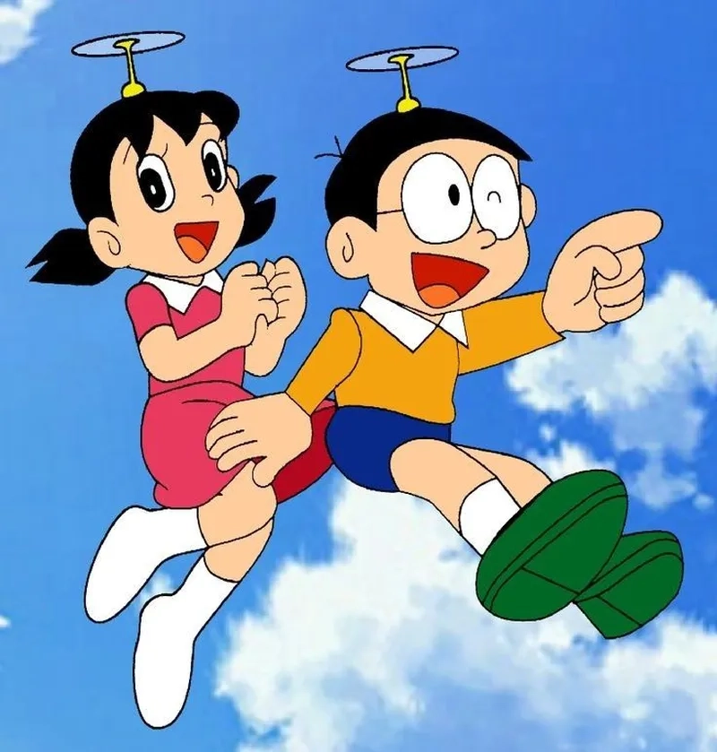 Loạt hình của Nobita và Shizuka đầy cảm xúc