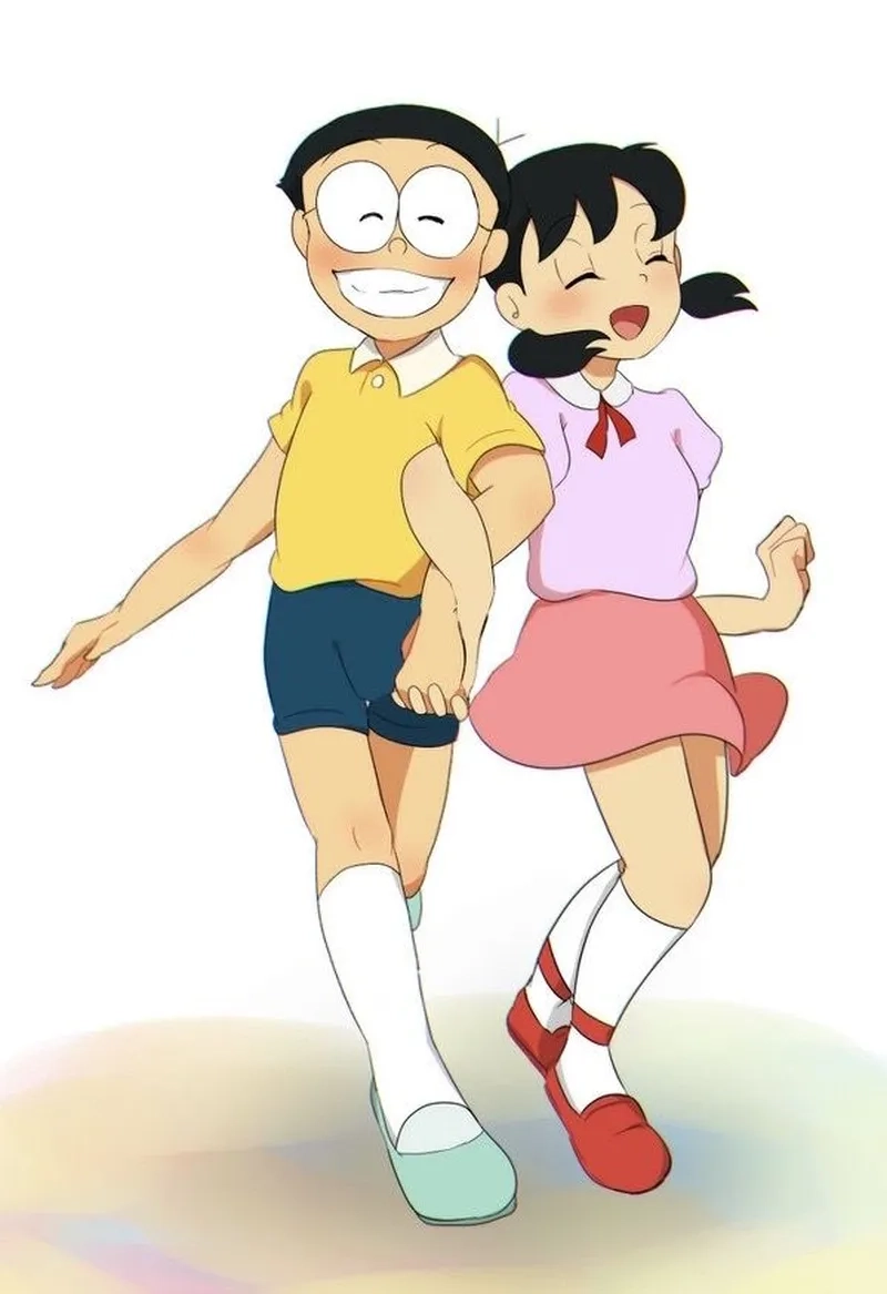 Gợi nhớ tuổi thơ với hình ảnh Nobita và Xuka phiên bản hoạt hình