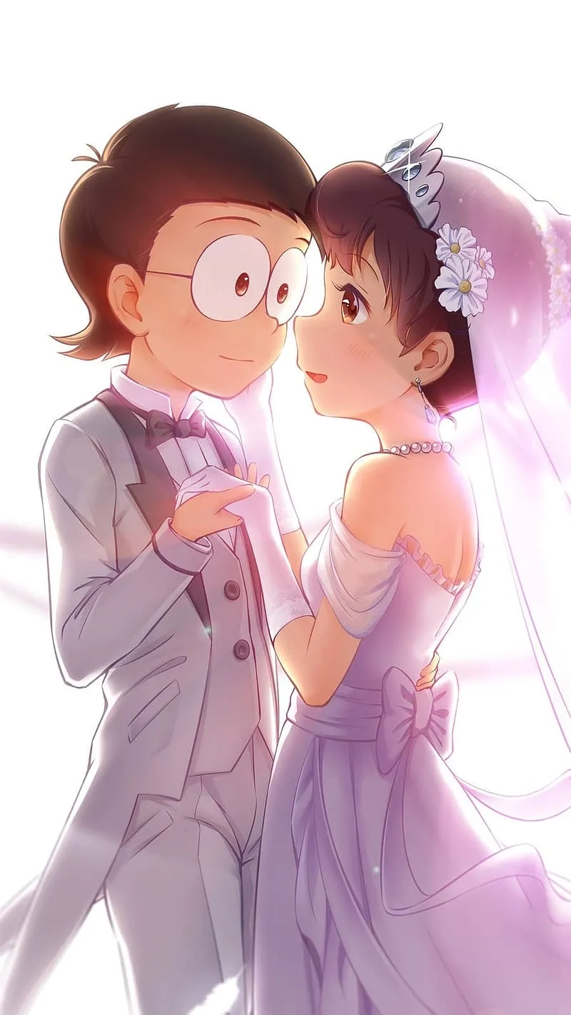 Xúc động khoảnh khắc Nobita cưới Shizuka khiến ai cũng rơi nước mắt