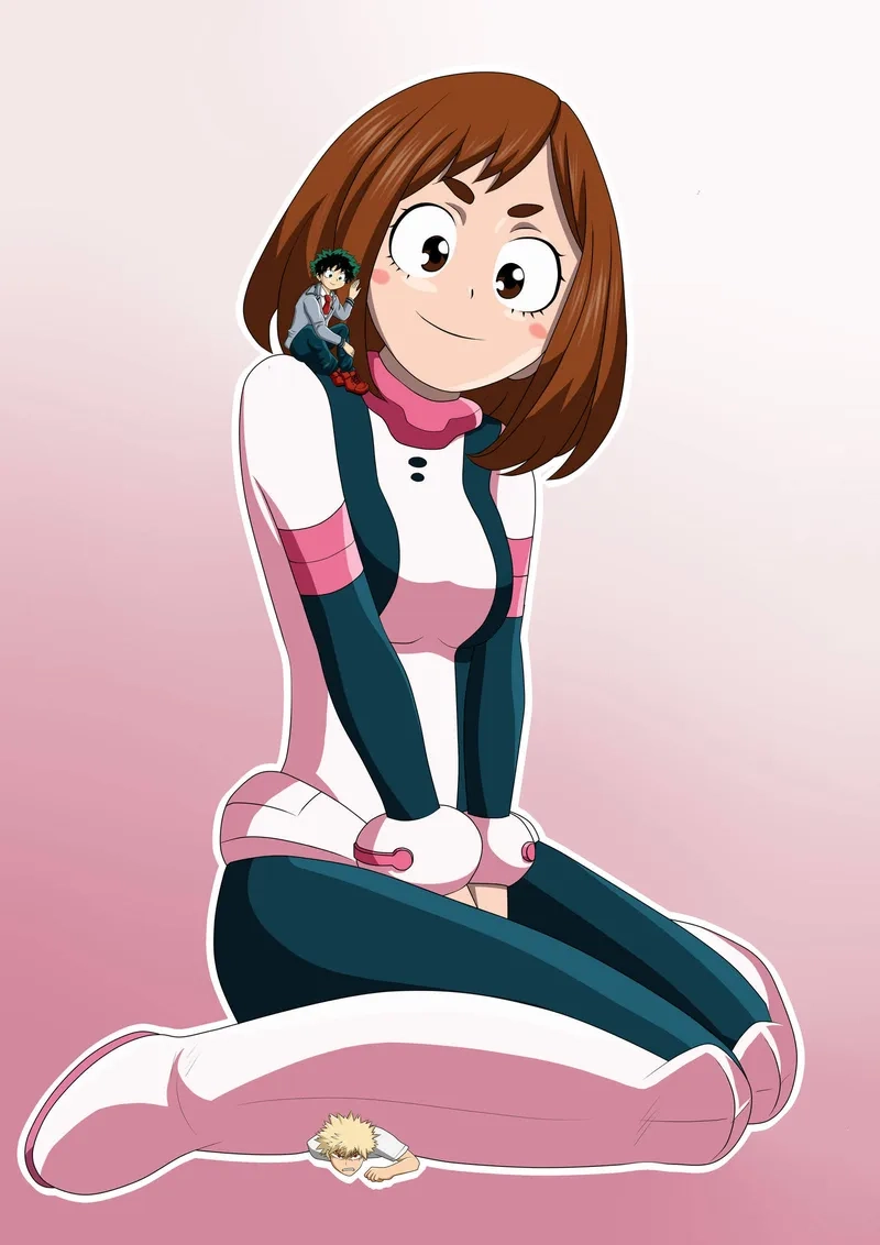 Hình ảnh Hero Academia Uraraka đầy cảm hứng cho người hâm mộ