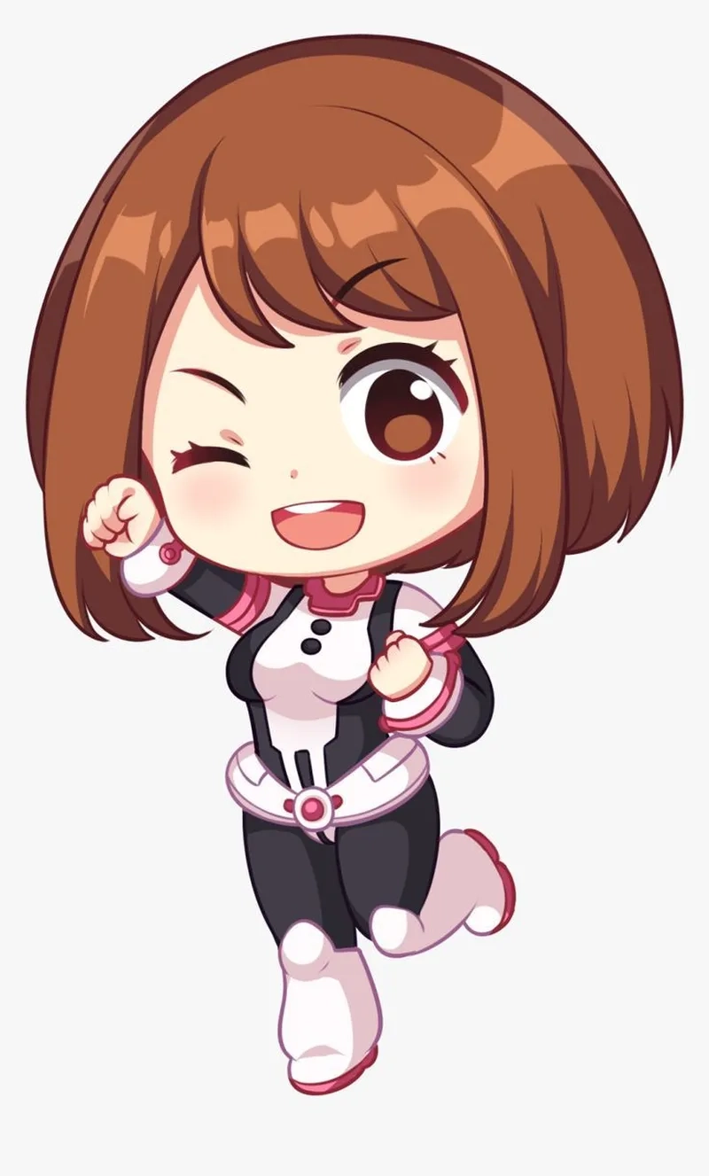 Phiên bản Ochako Uraraka chibi siêu đáng yêu đốn tim fan