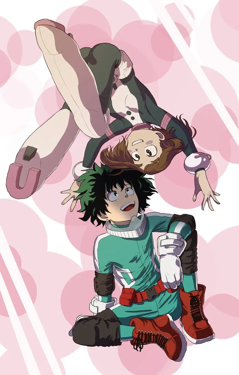Ảnh Deku x Ochako cute dành riêng cho những ai thích lãng mạn