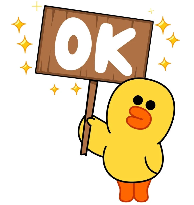 Meme ok dễ thương dành cho fan gật đầu cute
