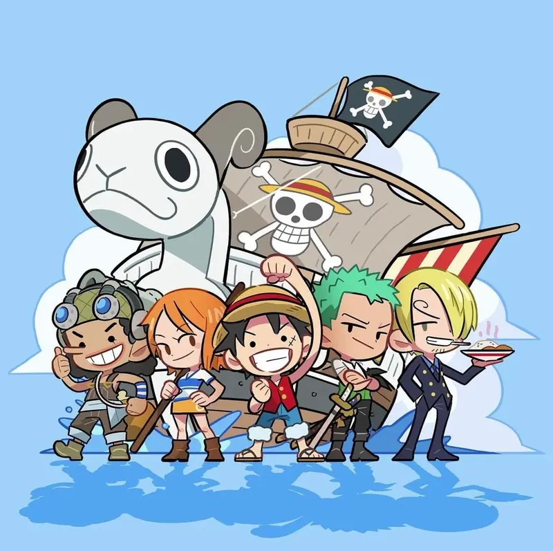 Vẽ one piece chibi cực dễ, thử ngay