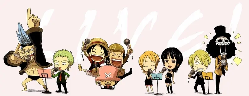 Hình one piece chibi cute tạo phong cách riêng cho bạn