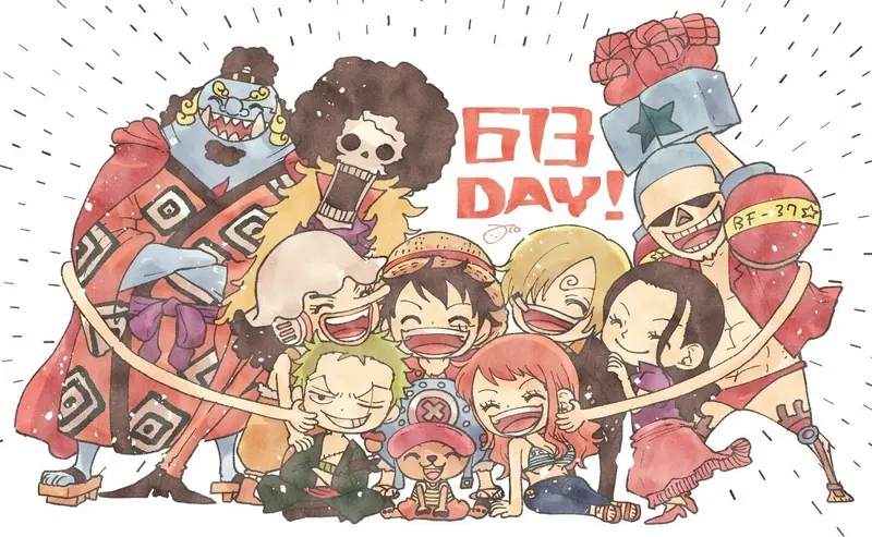 One piece chibi drawing đẹp mắt cho mọi fan