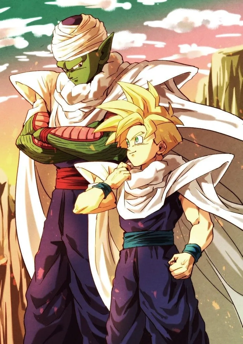 Piccolo and Gohan là cặp đôi chiến binh mạnh mẽ trong Dragon Ball