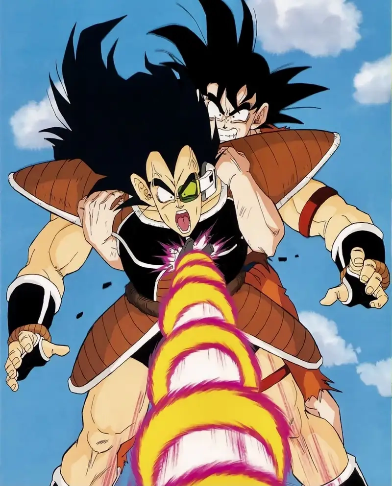 Goku vs Raditz Manga mang đến cuộc chiến nảy lửa