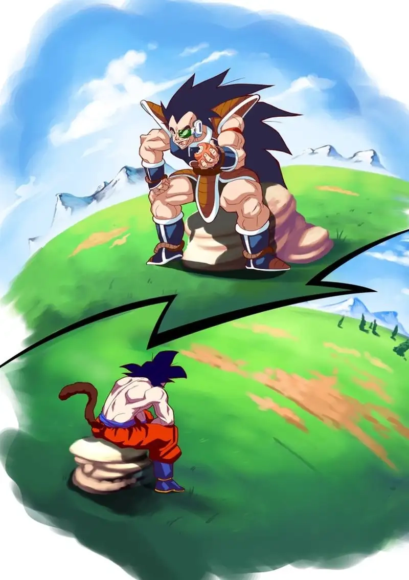 Goku vs Raditz là trận đấu không thể nào quên