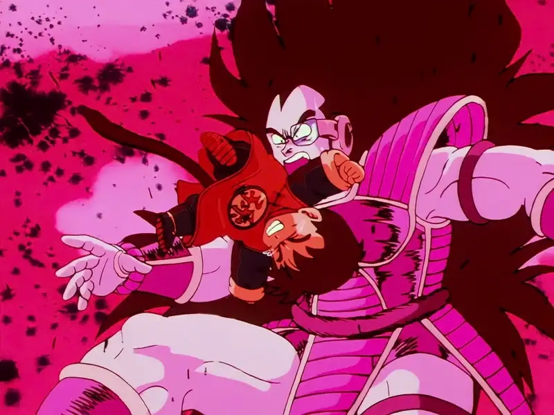 Gohan vs Raditz là trận đấu không khoan nhượng