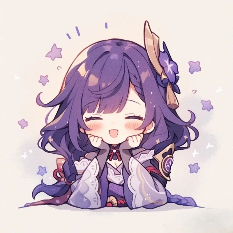 Fan không thể bỏ qua bộ raiden ei chibi cực xinh