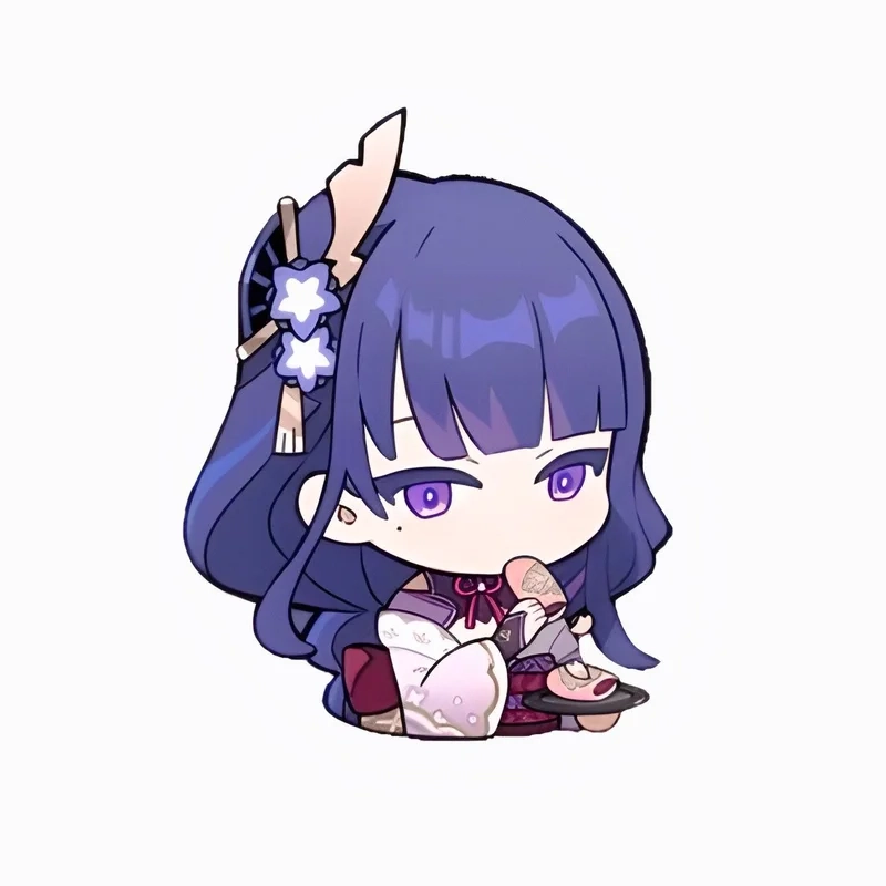 Hình ảnh raiden shogun chibi cry khiến tim tan chảy