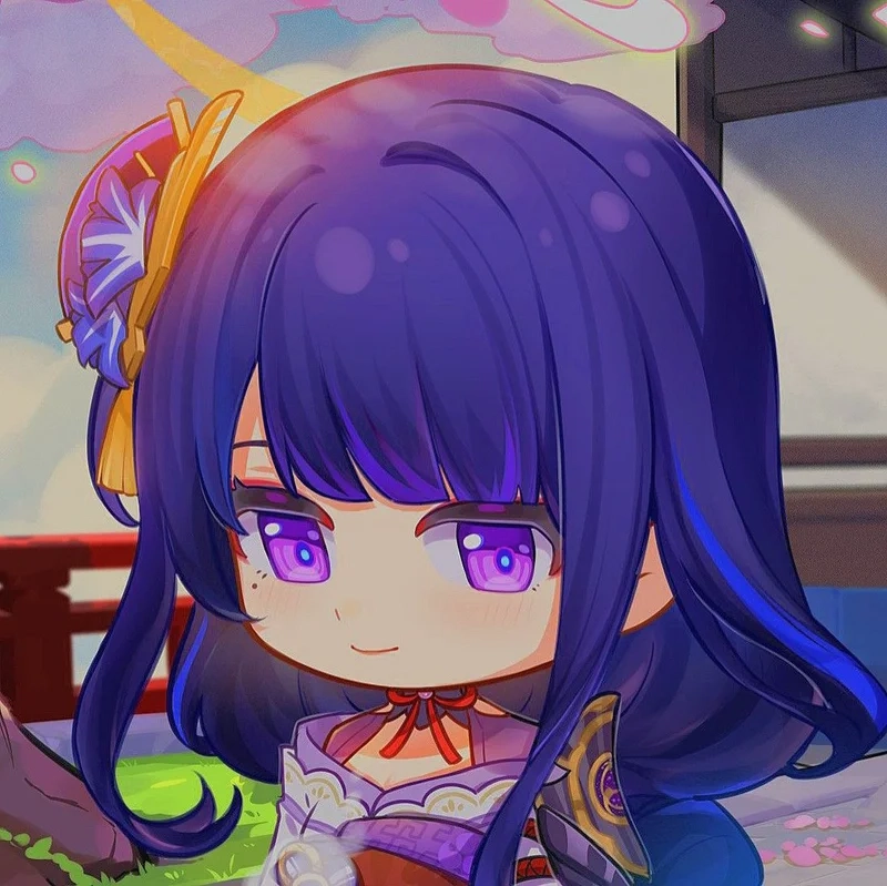 Tải về hình ảnh raiden shogun chibi transparent cho thiết kế