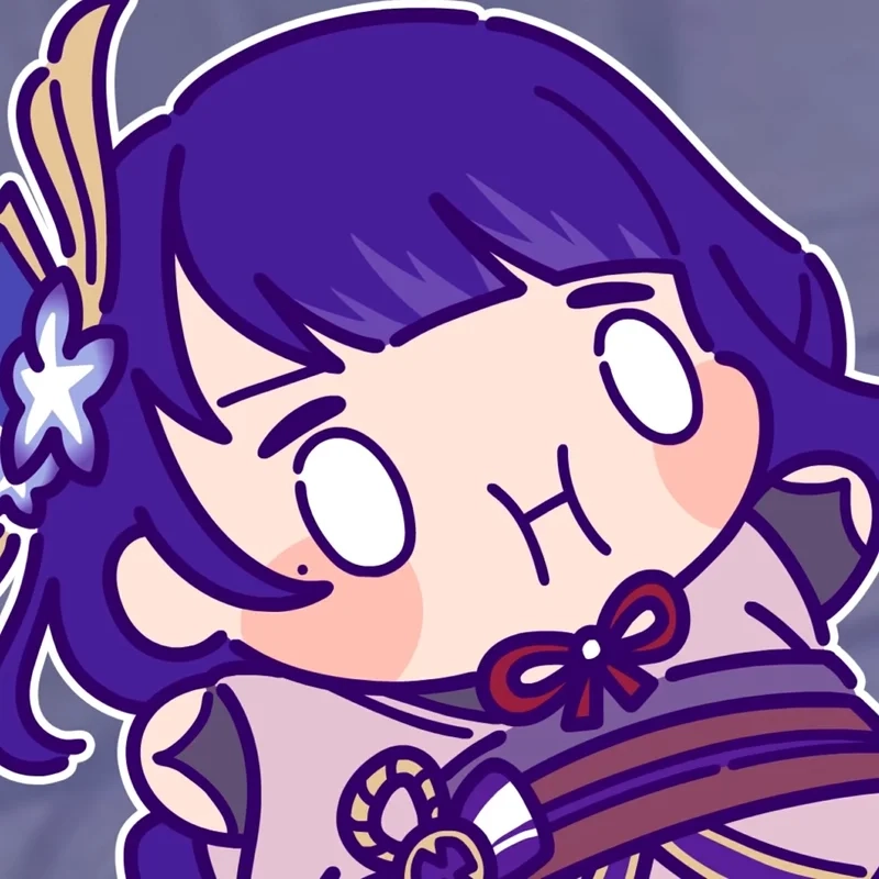 Đặt ngay chibi raiden shogun wallpaper cho desktop thêm xinh