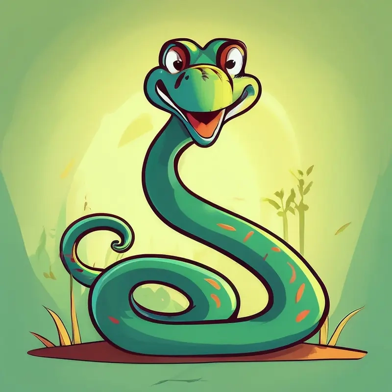 Tự tay thiết kế logo rắn chibi tuyệt vời