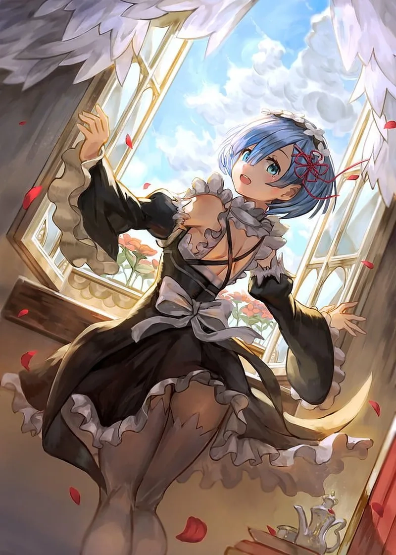 Rem là ai khiến fan tò mò về cô gái Re:Zero