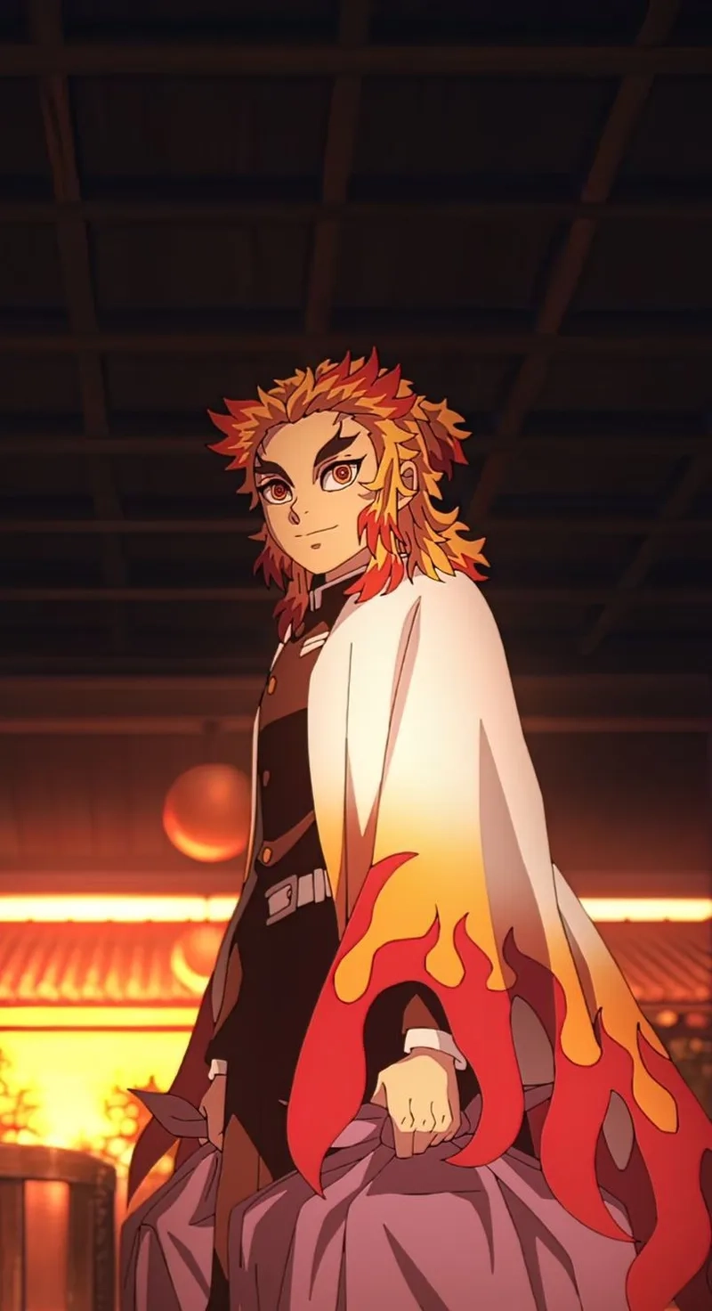 Những bức Kimetsu no Yaiba Rengoku đẹp và đầy cảm hứng