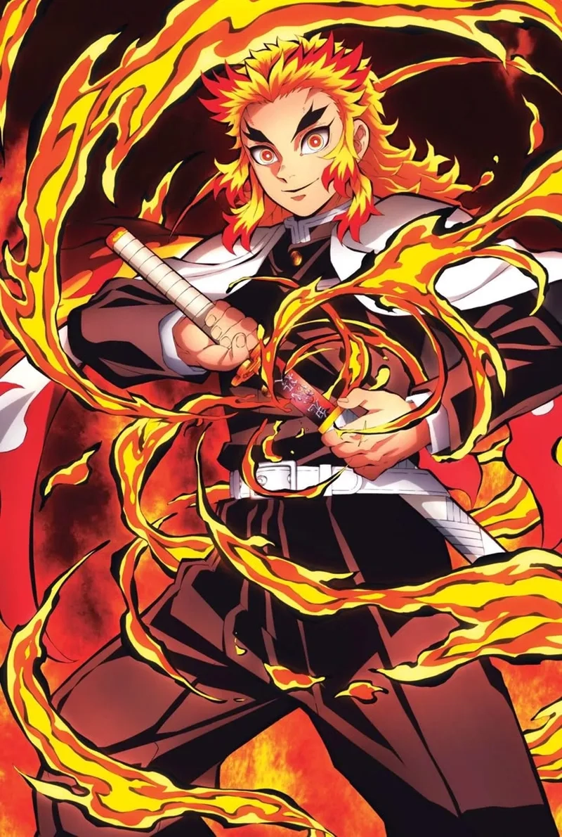 Rengoku Kyoujurou Wallpaper dành cho fan hâm mộ mạnh mẽ