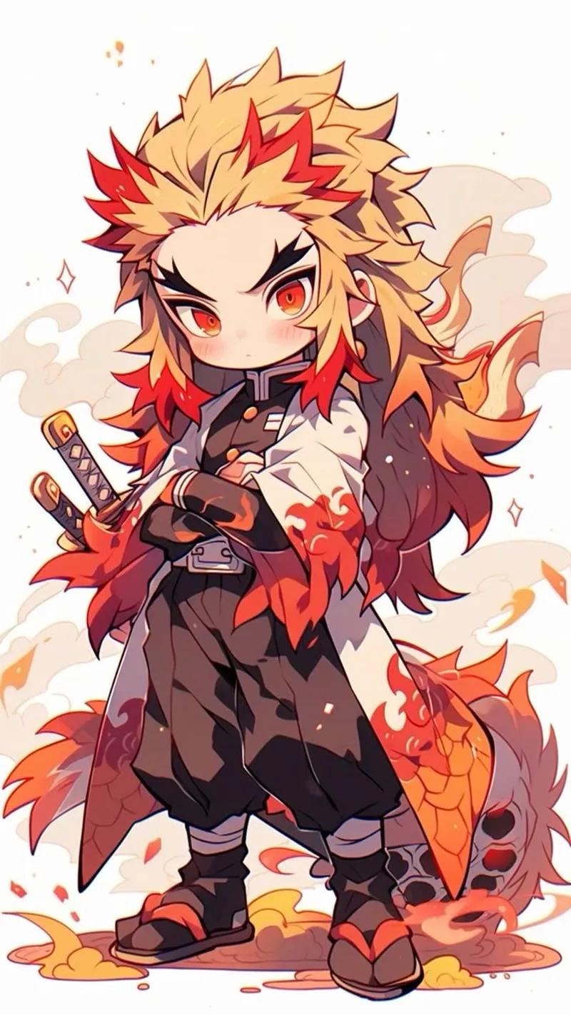 Rengoku chibi dễ thương và ngộ nghĩnh không thể bỏ qua