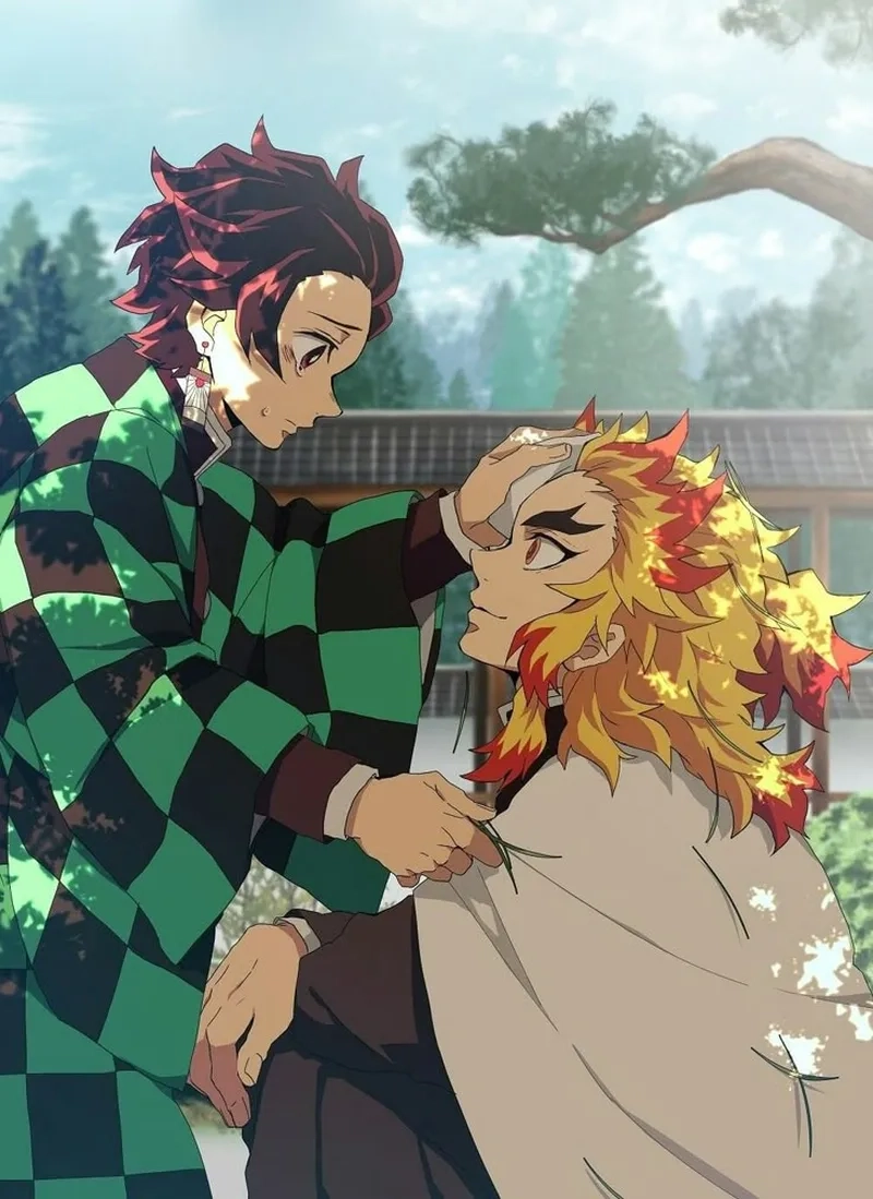 Tanjiro X Rengoku luôn là cặp đôi đầy sức mạnh trong Demon Slayer