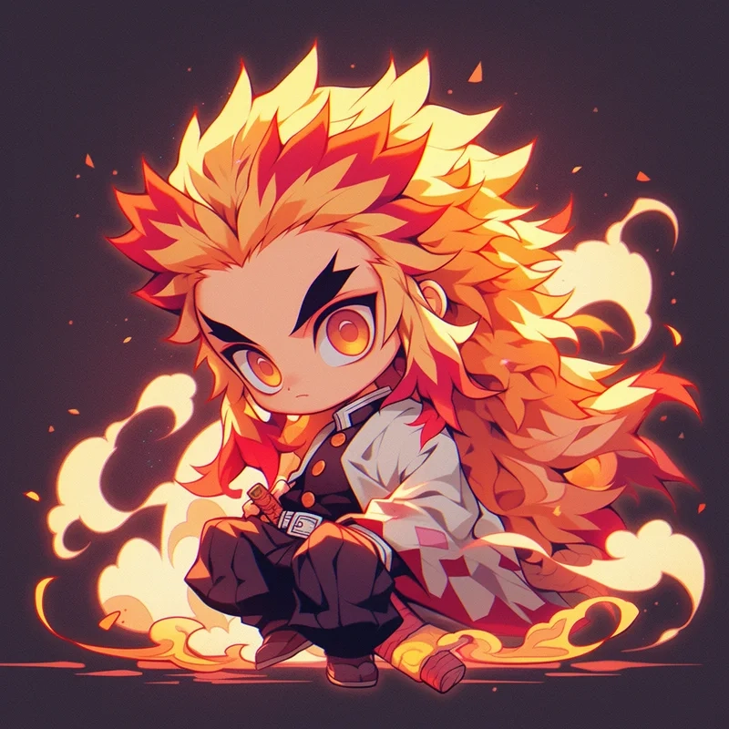 Không khí Giáng Sinh cùng rengoku christmas chibi lung linh