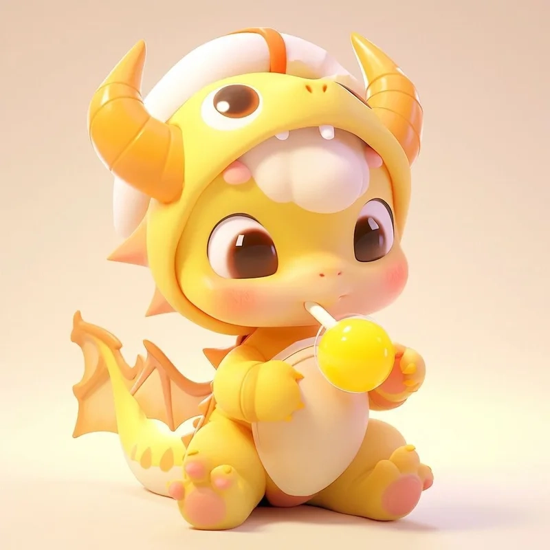 Cưng xỉu với em bé rồng chibi quá đáng yêu