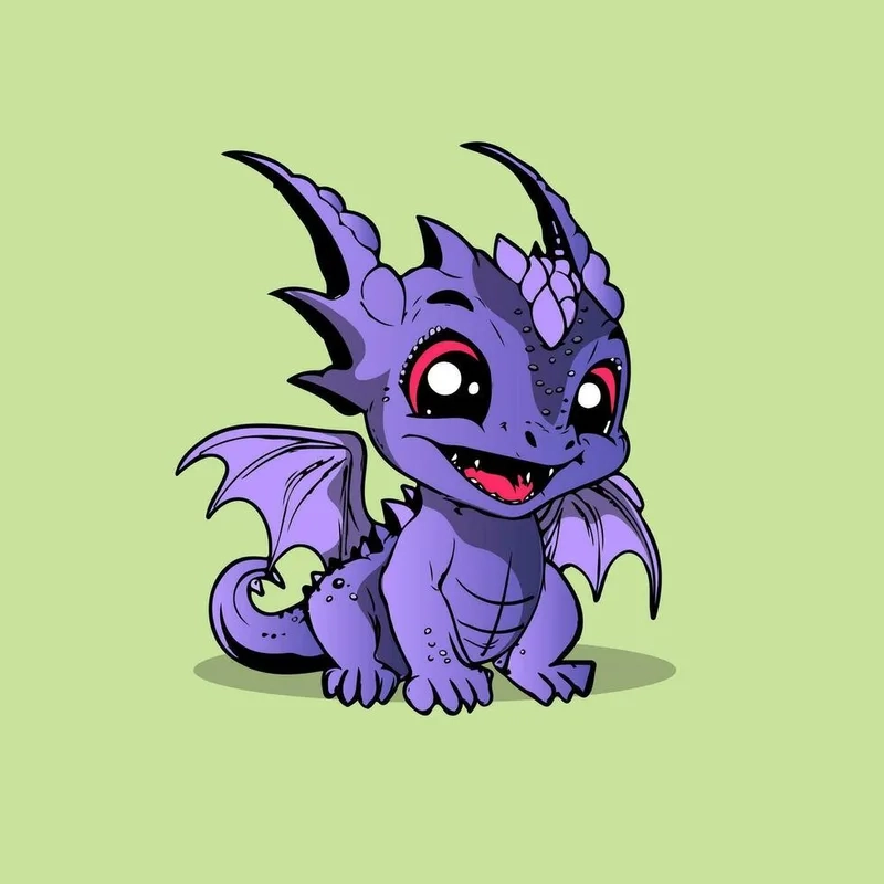 Học nhanh cách hình vẽ con rồng chibi cực xinh