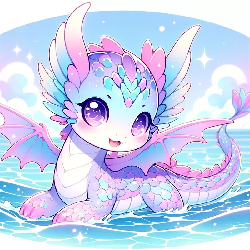 Download ngay rồng chibi png sắc nét miễn phí