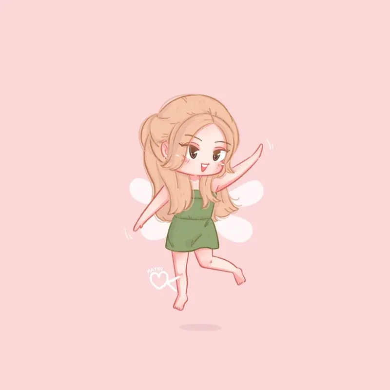 Fanart độc quyền apt rose chibi siêu chất