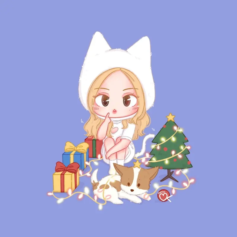 Tải ngay bộ sưu tập chibi rose blackpink đẹp ngất ngây