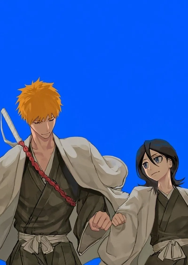 Rukia Ichigo qua hình ảnh đầy cảm xúc từ anime