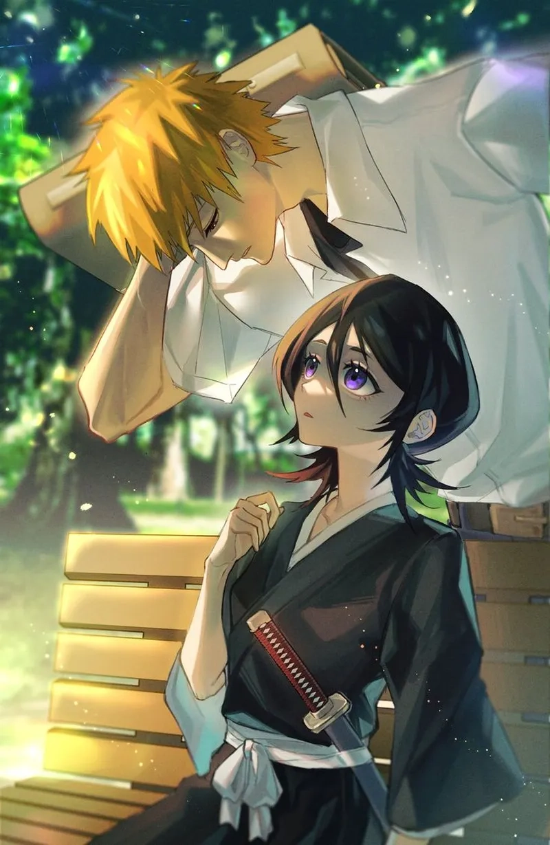 Bleach Ichigo and Rukia với tình bạn huyền thoại