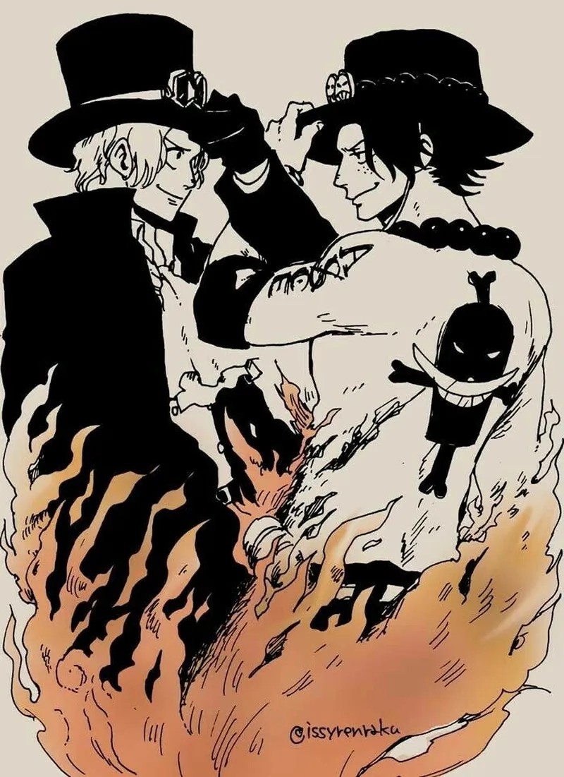Đắm chìm trong thế giới Ace x Sabo Manga siêu ngọt ngào