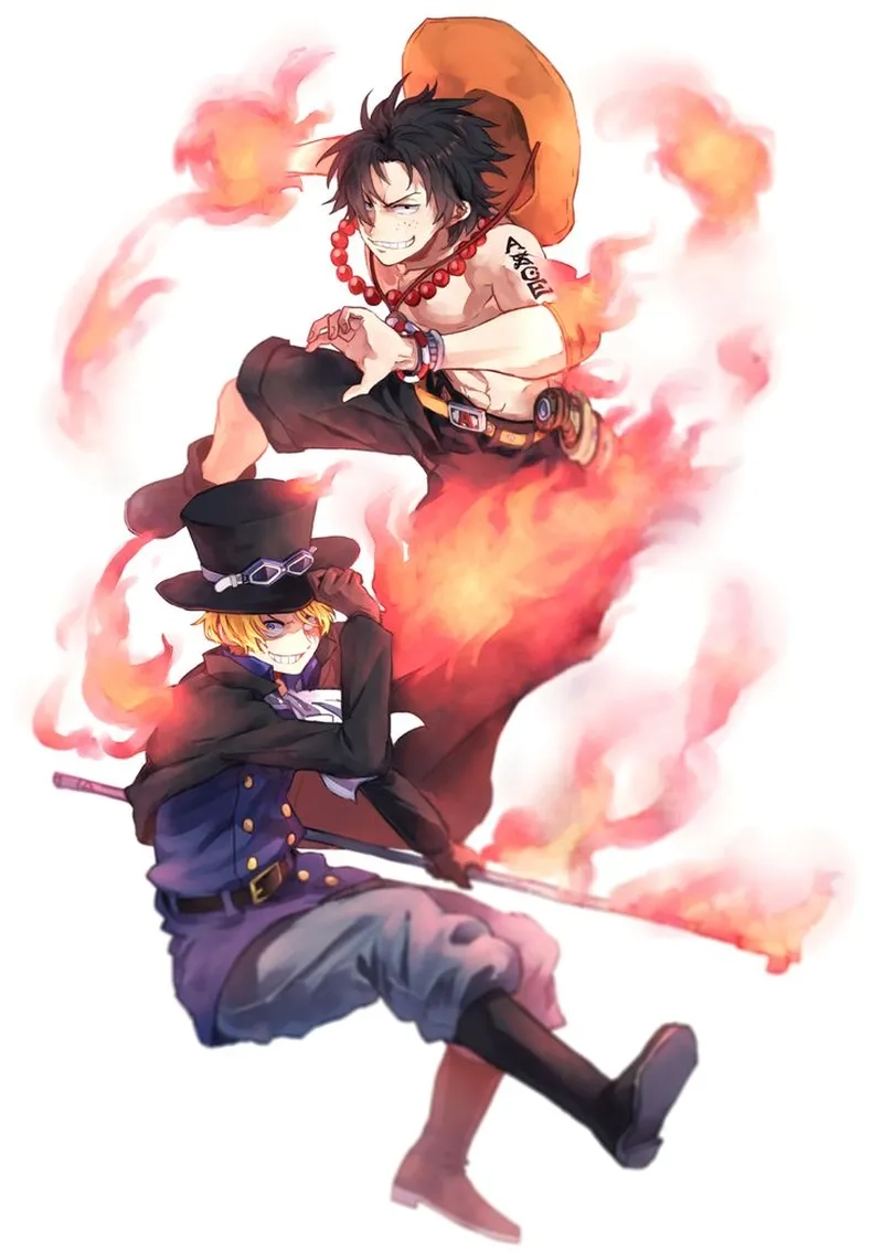 Tình huynh đệ bền chặt qua One Piece Sabo x Ace