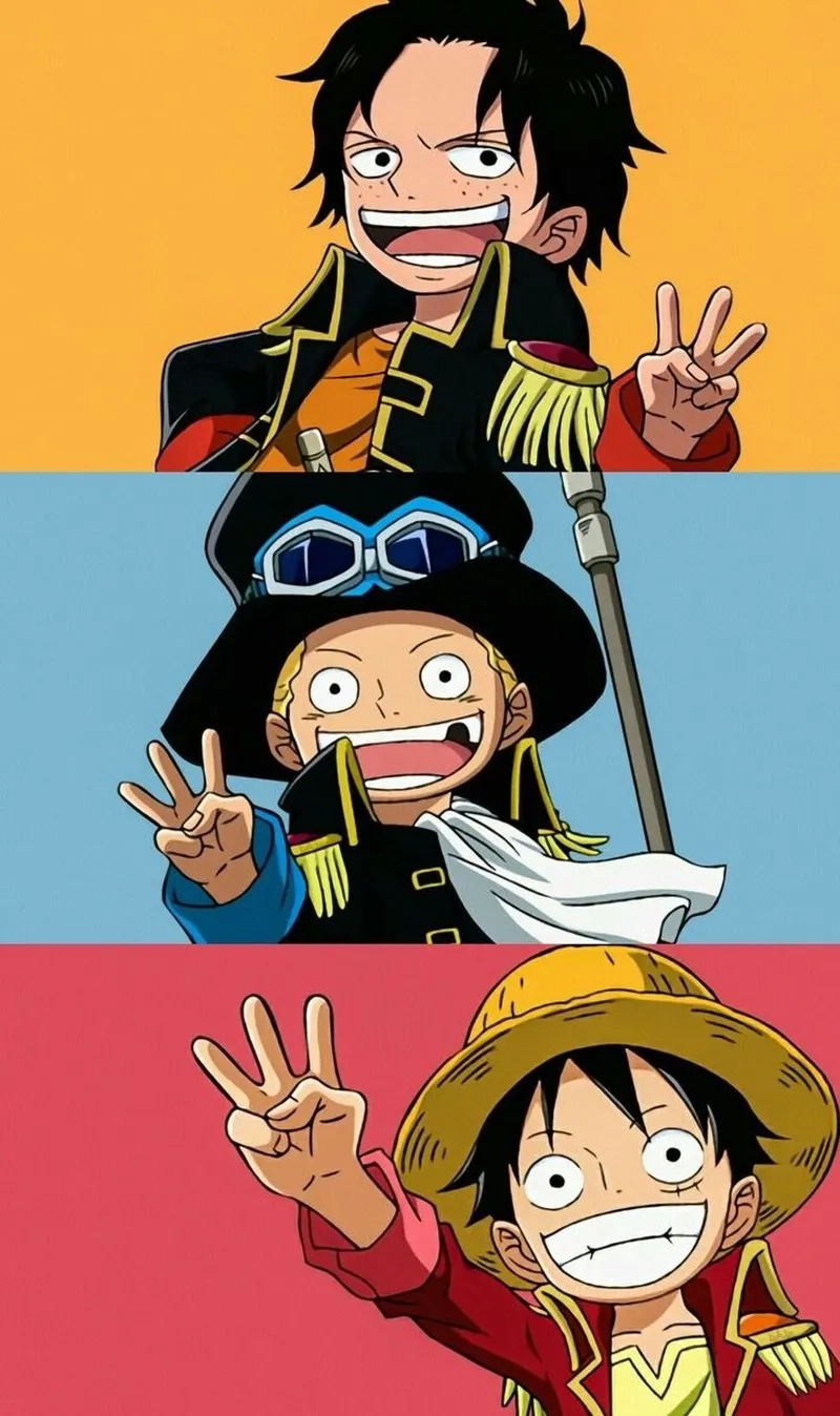 Bộ ba Ace Sabo Luffy ngầu đốn tim người hâm mộ