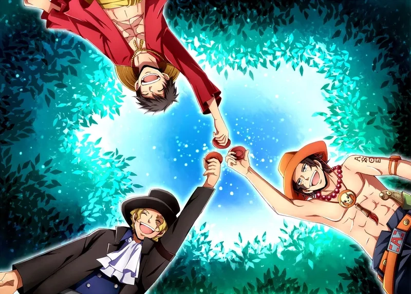 Bộ ba Ace x Sabo x Luffy là biểu tượng của tình anh em