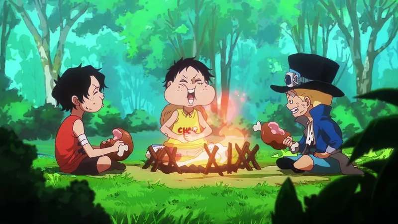 Ba người bạn One Piece Luffy Sabo Ace luôn sát cánh bên nhau