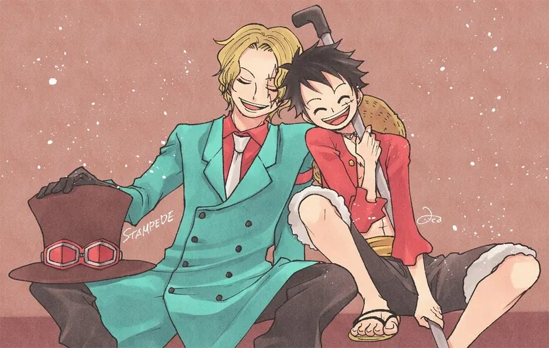 Tình bạn giữa One Piece Luffy Sabo là biểu tượng của lòng trung thành