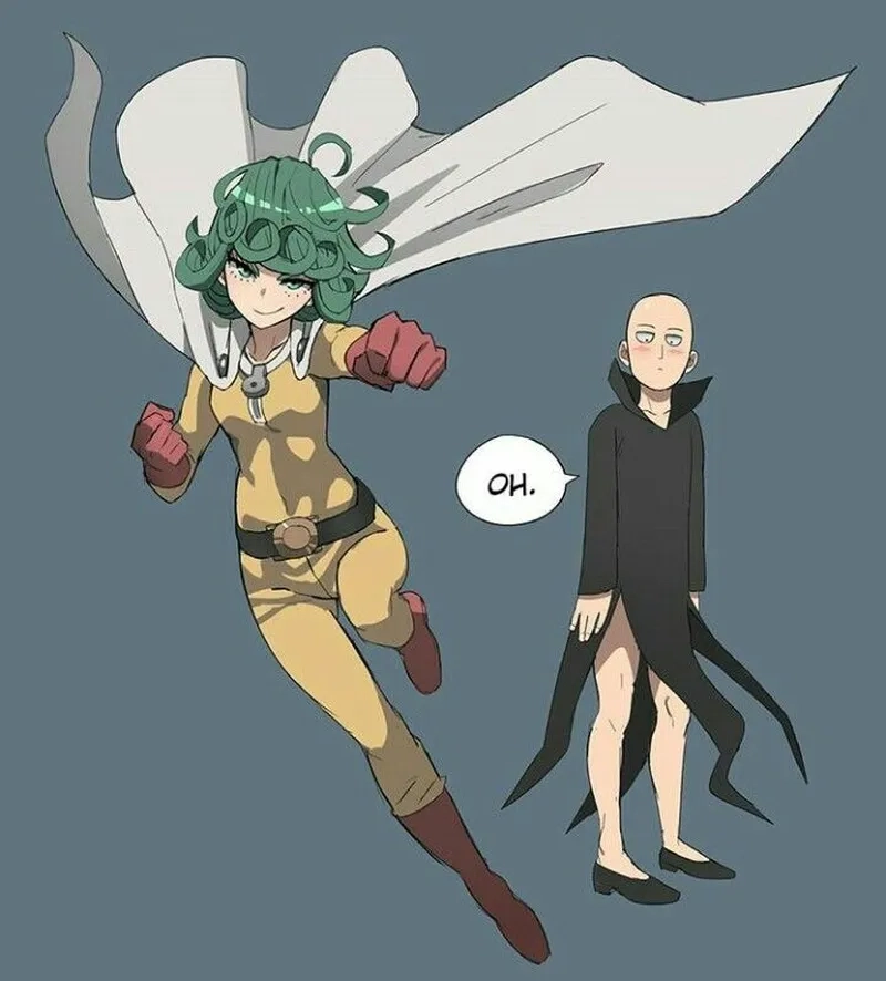 Tatsumaki and Saitama là một cặp đôi cực kỳ thú vị trong One Punch Man