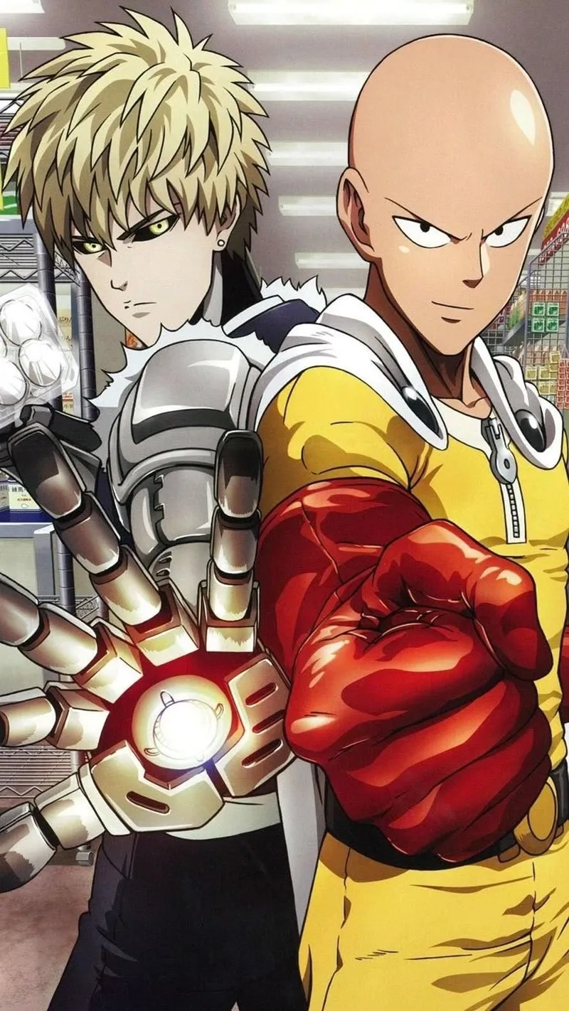 Saitama Genos tạo thành một cặp đôi không thể thiếu trong One Punch Man