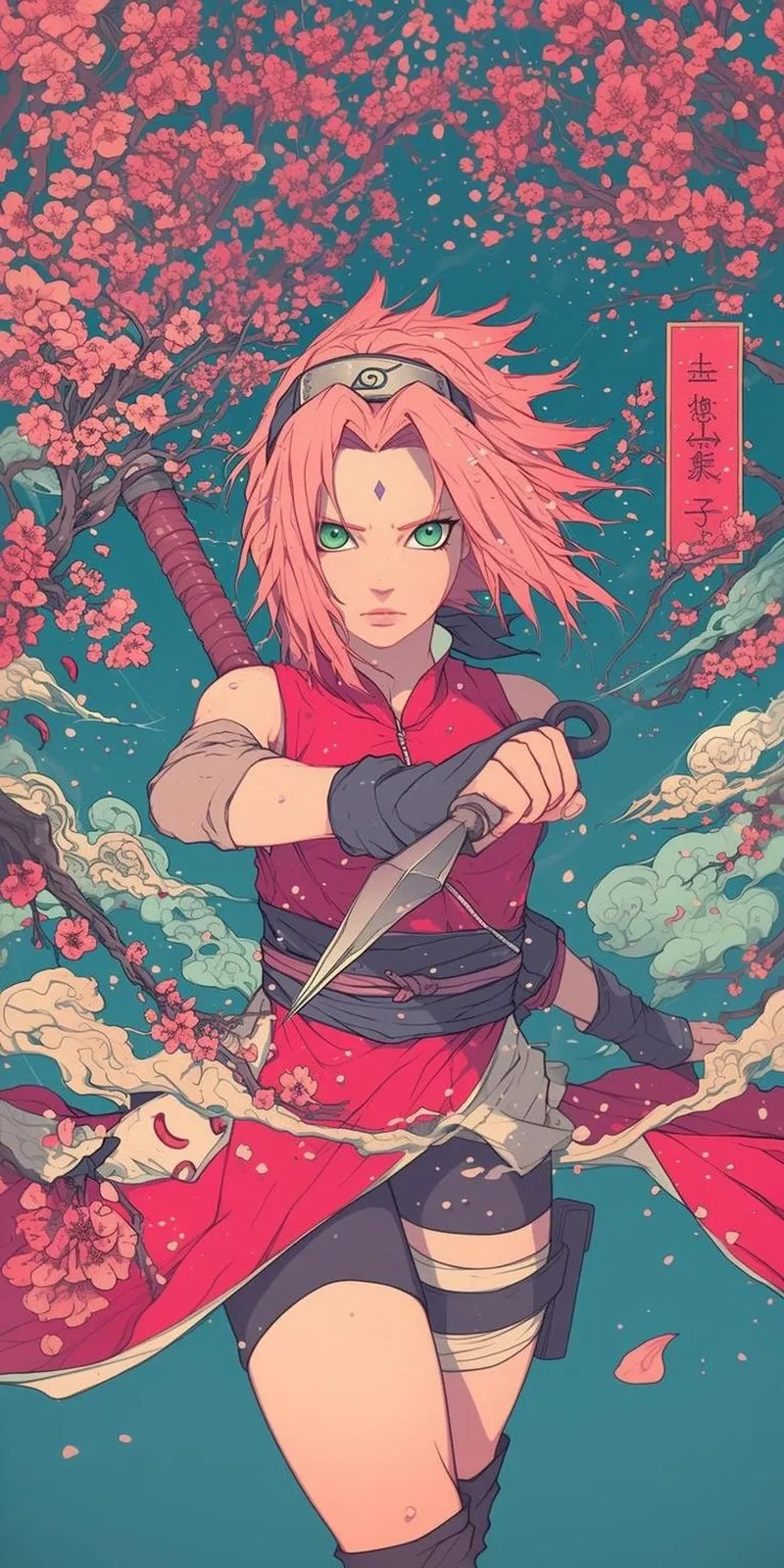 Hình ảnh Sakura Haruno lưu giữ những khoảnh khắc đáng nhớ