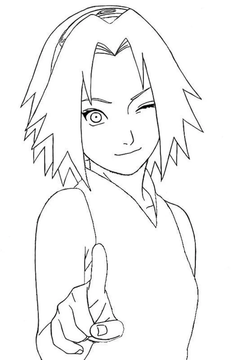 Vẽ Sakura Haruno là thử thách hấp dẫn với fan anime