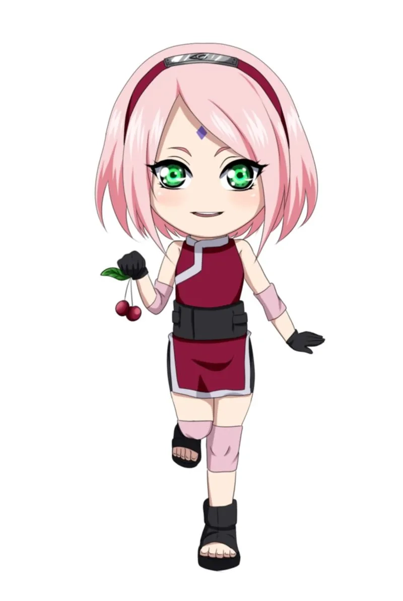 Sakura Haruno chibi dễ thương đến mức không thể cưỡng lại