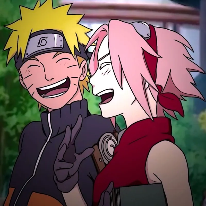 Naruto với Sakura tạo nên tình bạn đẹp trong suốt hành trình
